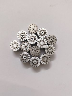 맞춤형 사이즈 3단 날짜 스탬프 - SUS420 스테인리스 스틸 몰드 마킹 핀