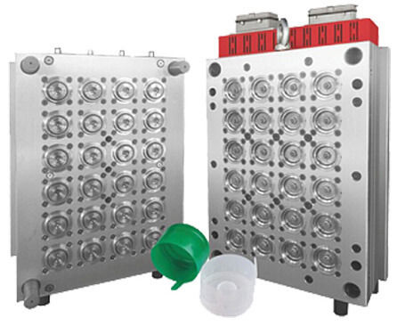 플라스틱 병뚜껑용 다중 캐비티 플립탑 캡 사출 금형