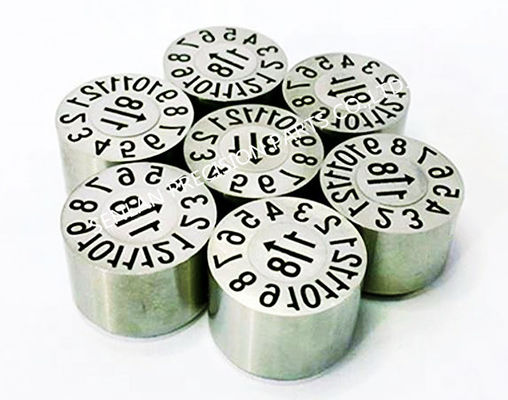 DEM 표준 SUS420 재질 플라스틱 사출 금형 부품 날짜 표시 삽입 날짜 스탬프